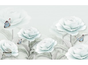 Фреска «Белоснежные розы »