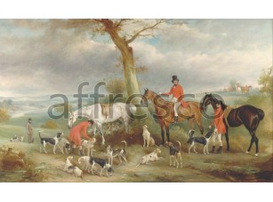 Картина: John Ferneley, Thomas Wilkinson with the Hurworth Foxhounds