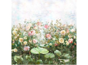 Обои и панно, Коллекция  Цветариум Rose garden Color 1 - фото (1)