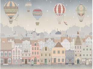 Обои и панно, Коллекция Сказки Affresco, детская фреска арт. AF2205-COL1 - фото (1)