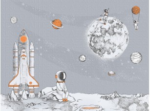 Обои и панно, Коллекция Сказки Affresco, детская фреска арт. AF2209-COL1 - фото (1)