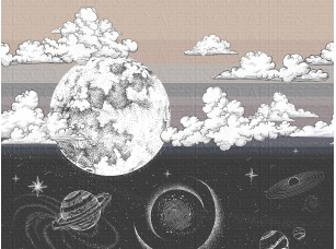 Обои и панно, Коллекция Сказки Affresco, детская фреска арт. AF2214-COL1 - фото (1)