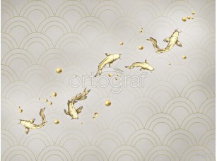 Фотообои Ortograf 34475 Gilded fish - фото (1)