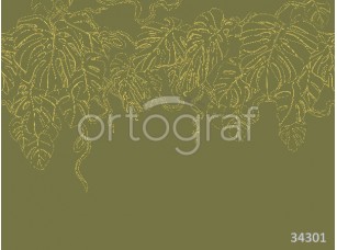 Фотообои Ortograf 34301 Monstera green - фото (1)