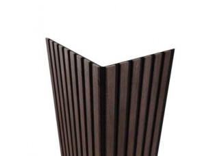 Гибкая акустическая панель №1 ARTIVA, черный войлок, 2750х600х9мм, рейки МДФ 25х6мм, дуб окленд - фото (3)