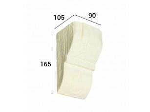 Консоль Cosca Deco для балки 120х120мм рустик, без отделки - фото (1)