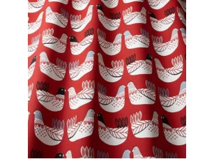 Nordic / Cluck Cluck Scarlet ткань - фото (1)