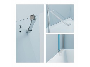 Душевая шторка на ванну, RAY6CS2i90 - фото (3)