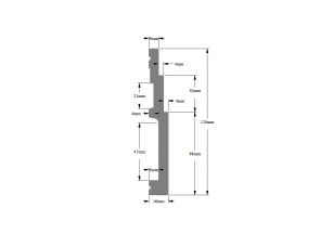 Плинтус с кабель-каналом Orac Decor SX180 Высокий - фото (3)