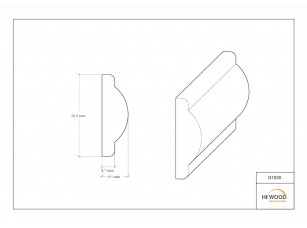 Молдинг HIWOOD D1030 - фото (3)