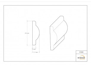 Молдинг HIWOOD D1040 - фото (3)