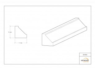 МОЛДИНГ D12V2 HIWOOD - фото (3)