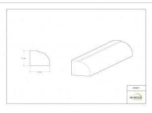 Молдинг HIWOOD D16V1 - фото (3)