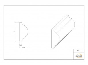 Молдинг HIWOOD D22 - фото (3)