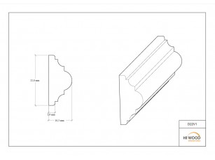 Молдинг HIWOOD D22V1 - фото (3)