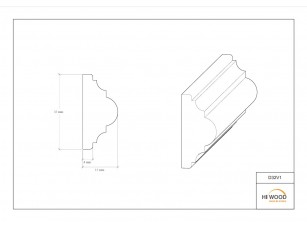 Молдинг HIWOOD D32V1 - фото (3)