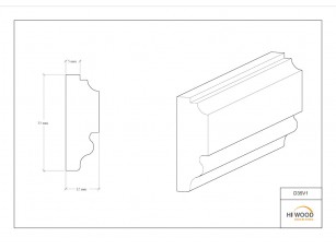 МОЛДИНГ HIWOOD D35V1 - фото (3)