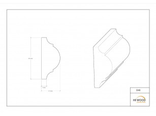 Молдинг HIWOOD D40 - фото (3)