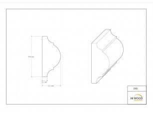 Молдинг HIWOOD D50 - фото (3)
