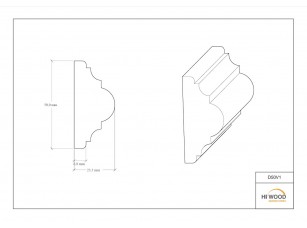 Молдинг HIWOOD D50V1 - фото (3)