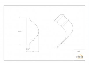 Молдинг HIWOOD D70 - фото (3)