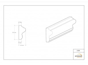 Молдинг HIWOOD LD20 - фото (3)