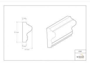 Молдинг HIWOOD LD40 - фото (3)