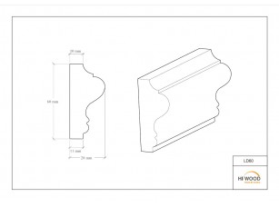 Молдинг HIWOOD LD60 - фото (3)