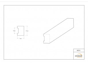 Молдинг HIWOOD MD10 - фото (3)