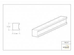 Молдинг HIWOOD MD12V1 - фото (3)