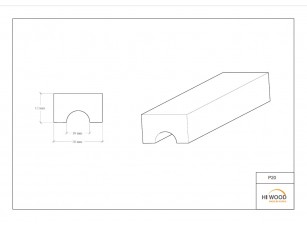 Молдинг HIWOOD P20 - фото (3)