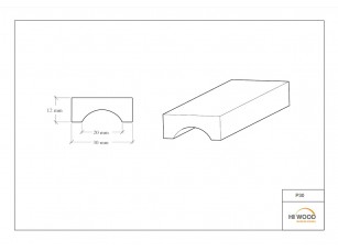 Молдинг HIWOOD P30 - фото (3)