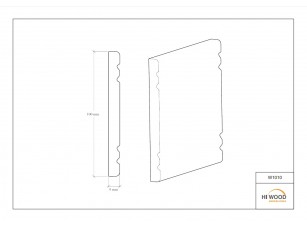 Молдинг Hiwood W1010 Полистирол Под покраску - фото (3)