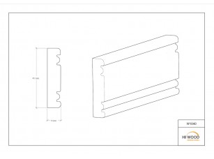 Молдинг HIWOOD W1040 - фото (3)