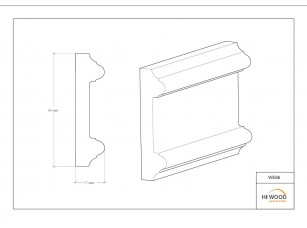 Молдинг HIWOOD WE66 - фото (3)