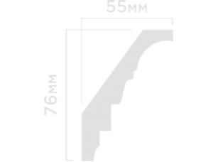 Карниз Hiwood A94 Полистирол Под покраску - фото (3)