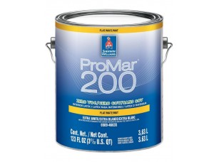 Краска ProMar 200 Interior Latex Flat / Sherwin-Williams - фото (1)