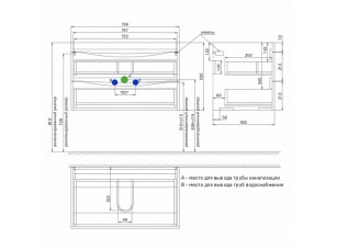 Комплекты мебели, CLO80W0i95K - фото (3)