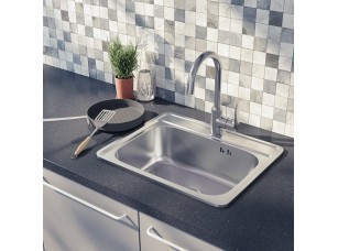 Мойка врезного монтажа, BAS53S0i77 - фото (4)