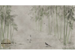 Фреска «Бамбуковые заросли в восточном стиле» - фото (1)