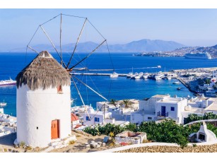 Фреска «Ветряные мельницы в Греции» - фото (1)