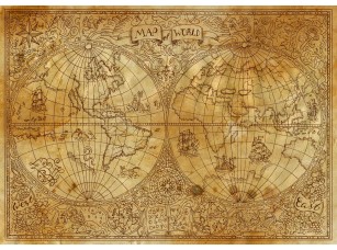 Фреска «Карта старинная Map World» - фото (1)