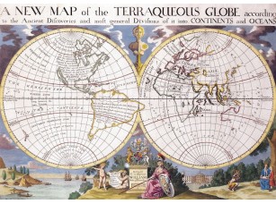 Фреска «Карта Древнего мира»