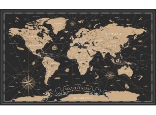 Фреска «Карта мира» - фото (1)