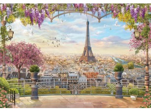 Фреска «Вид на весенний Париж» - фото (1)