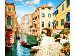 Фреска «Безлюдная улочка в Венеции» - фото (1)
