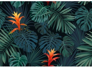 Фреска «Цветущие пальмы» - фото (1)