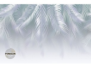 Фреска «Серые пальмовые листья» - фото (1)