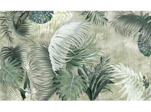 Фреска «Красивые листья пальмы» - фото (1)