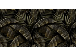 Фреска «Темные пальмовые листья» - фото (1)